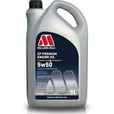 Millers Oils Xf Premium 5W-50 5L Engine Oil - Engine Oil Millers Oils Xf Premium 5W-50 5L Engine Oil - Engine Oil