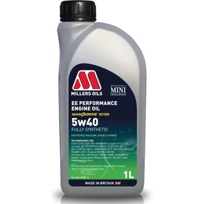 Millers Oils EE Performance C3 5W-40 - Engine Oil Millers Oils EE Performance C3 5W-40 - Engine Oil