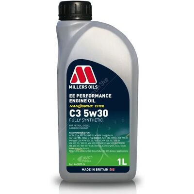 Millers Oils EE Performance C3 5W-30 - Motor Oil Millers Oils EE Performance C3 5W-30 - Motor Oil