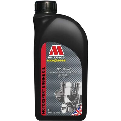 Millers Oils Motorsport CFS 10W-60 1L - Engine Oil Millers Oils Motorsport CFS 10W-60 1L - Engine Oil