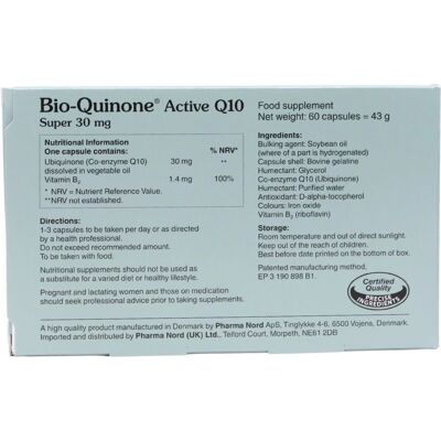 Pharma Nord Bio-Quinone Active Q10 Super - 60 Capsules Pharma Nord Bio-Quinone Active Q10 Super - 60 Capsules
