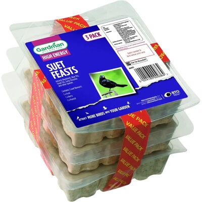 Gardman Suet Feast Triple Pack - Bird Food Gardman Suet Feast Triple Pack - Bird Food