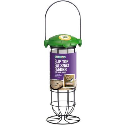 Gardman Flip Top Fat Snax Feeder 20cm - Publicité Gardman Flip Top Fat Snax Feeder 20cm - Publicité
