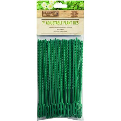 Gardman Green Garden Plant & Flower Adjustable Ties - Garden plant ties Gardman Green Garden Plant & Flower Adjustable Ties - Garden plant ties