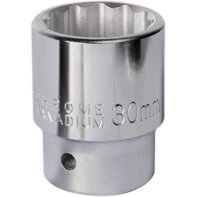 Sealey S34/30 WallDrive Socket 30mm - Socket Sealey S34/30 WallDrive Socket 30mm - Socket