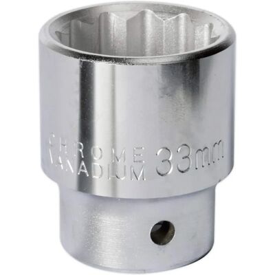 Sealey S34/33 WallDrive Socket 33mm - Socket Type Sealey S34/33 WallDrive Socket 33mm - Socket Type