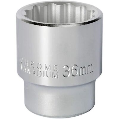 Sealey S34/36 WallDrive Socket 36mm 3/4"Sq Drive Sealey S34/36 WallDrive Socket 36mm 3/4"Sq Drive