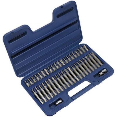 Juego de Bits Sealey AK219 - TRX-Star/Spline/Hex, 42 piezas, 3/8 & 1/2 pulg. Caja Juego de Bits Sealey AK219 - TRX-Star/Spline/Hex, 42 piezas, 3/8 & 1/2 pulg. Caja