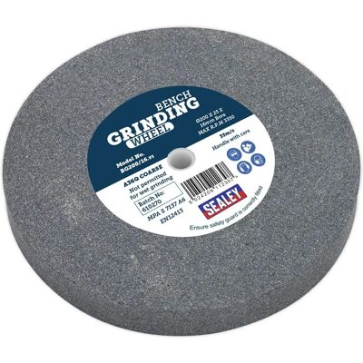 Sealey BG200/16 Grinding Stone - Coarse 200x25mm 16mm Bore Sealey BG200/16 Grinding Stone - Coarse 200x25mm 16mm Bore