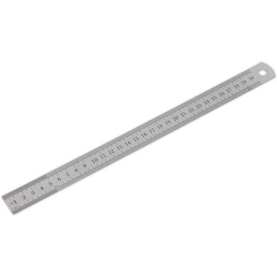 Sealey AK9641 Steel Rule - 300mm/12 Sealey AK9641 Steel Rule - 300mm/12