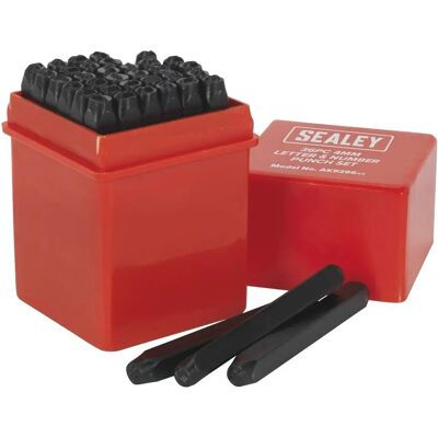 Sealey AK9296 Letter and Number Punch Set - 36Pc Sealey AK9296 Letter and Number Punch Set - 36Pc