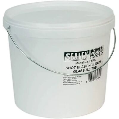 Sealey B5Kg Shot Blasting Beads Glass - Shot Blasting Beads Sealey B5Kg Shot Blasting Beads Glass - Shot Blasting Beads