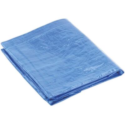Sealey TARP1824 Blue Tarpaulin - Waterproof, Heavy Duty, 5.49x7.32m Sealey TARP1824 Blue Tarpaulin - Waterproof, Heavy Duty, 5.49x7.32m