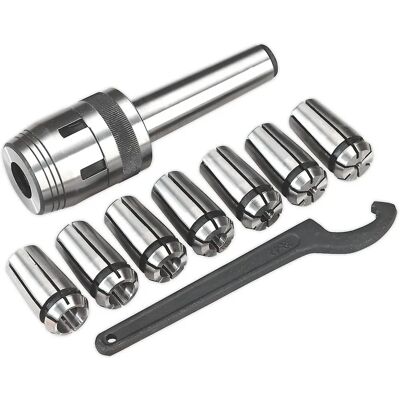 Sealey SM2502MCS Mill Chuck Set - Drilling & Milling Accessories Sealey SM2502MCS Mill Chuck Set - Drilling & Milling Accessories