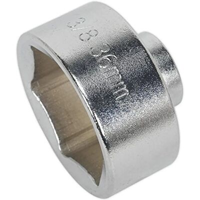 Sealey SX114 Low Profile Oil Filter Socket - 36mm, 3/8"Sq Drive Sealey SX114 Low Profile Oil Filter Socket - 36mm, 3/8"Sq Drive