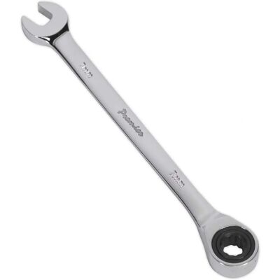 Chave de catraca Sealey Rcw07 7mm - Ferramenta combinada para acessos difíceis Chave de catraca Sealey Rcw07 7mm - Ferramenta combinada para acessos difíceis