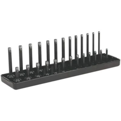 Sealey SH1414 Socket Holder - 1/4" Drive 4-15mm Sealey SH1414 Socket Holder - 1/4" Drive 4-15mm
