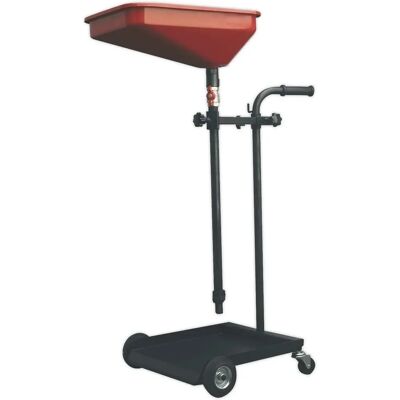 Sealey AK449D Waste Oil Drain Collector - Portable oil drain with telescopic pan Sealey AK449D Waste Oil Drain Collector - Portable oil drain with telescopic pan