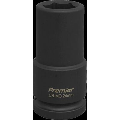 Sealey IS3424D Impact Socket - Deep 24mm - 3/4" Drive Sealey IS3424D Impact Socket - Deep 24mm - 3/4" Drive