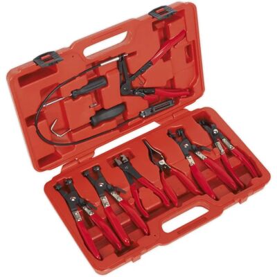 Kit d'outils pour retirer clips de tuyau Sealey VS1662 - 9 pièces - Publicité Kit d'outils pour retirer clips de tuyau Sealey VS1662 - 9 pièces - Publicité