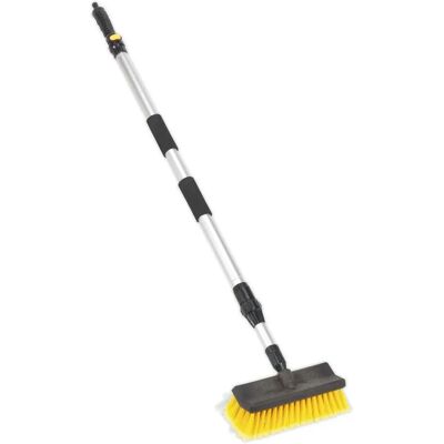 Sealey CC50 Stor Vinklad Flo-thru Borste med teleskopskaft 1,7m Sealey CC50 Stor Vinklad Flo-thru Borste med teleskopskaft 1,7m