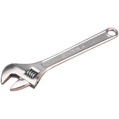 Siegen S0603 Adjustable Wrench - 600mm - Steel - Chrome Finish Siegen S0603 Adjustable Wrench - 600mm - Steel - Chrome Finish