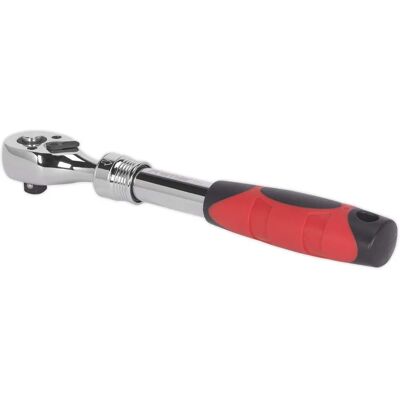 Sealey AK6687 Ratchet Wrench 3/8"Sq Drive Extendable - Ratchet Wrench with Forged Chrome Vanadium Steel, 4 Lengths Sealey AK6687 Ratchet Wrench 3/8"Sq Drive Extendable - Ratchet Wrench with Forged Chrome Vanadium Steel, 4 Lengths