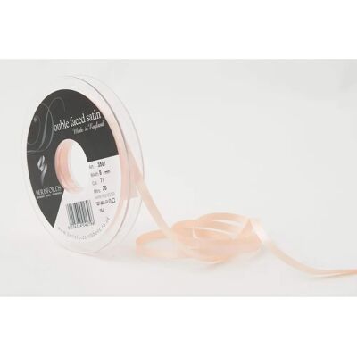 Berisfords Dubbelsatinband - Persika - 5mm Berisfords Dubbelsatinband - Persika - 5mm