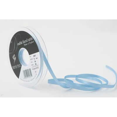 Berisfords Ruban en satin double face - Albăstrea - 5mm - Ruban en satin Berisfords Ruban en satin double face - Albăstrea - 5mm - Ruban en satin