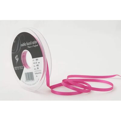 Ruban de satin Fuchsia Berisfords - 5mm - au mètre - Type de ruban Ruban de satin Fuchsia Berisfords - 5mm - au mètre - Type de ruban