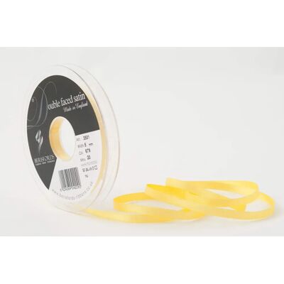 Berisfords Ruban de satin double face 679 - Jaune Berisfords Ruban de satin double face 679 - Jaune