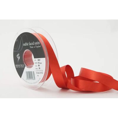Berisfords 15mm Ruban en satin double face - 1m Berisfords 15mm Ruban en satin double face - 1m