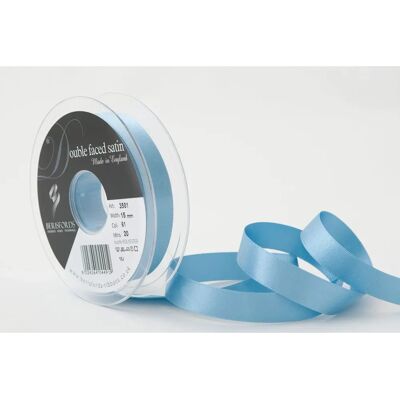 Ruban en satin double face Berisfords 15mm - Bleu foncé - Ruban Ruban en satin double face Berisfords 15mm - Bleu foncé - Ruban