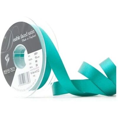 Ruban en satin double face Berisfords 15mm - Jade Ruban en satin double face Berisfords 15mm - Jade