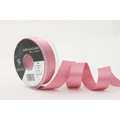 Ruban en satin double face Berisfords - 25mm - Mauve Ruban en satin double face Berisfords - 25mm - Mauve