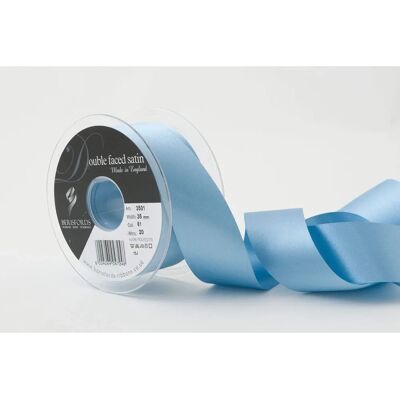 Ruban en satin double face Berisfords Bleu Foncé - 35mm, au mètre - Mariage, Cadeau, Création Ruban en satin double face Berisfords Bleu Foncé - 35mm, au mètre - Mariage, Cadeau, Création
