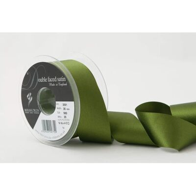 Berisfords Ruban en satin double face Cypress - 35mm Berisfords Ruban en satin double face Cypress - 35mm