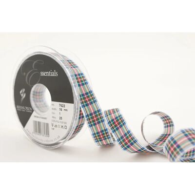 Berisfords Stewart Tartan Ribbon - Various Widths Berisfords Stewart Tartan Ribbon - Various Widths