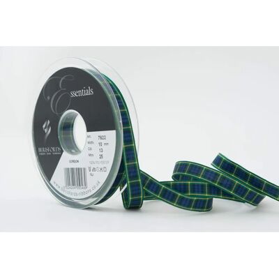 Berisfords 10mm Scottish Tartan Ribbon - 13 Gordon - Per Meter Berisfords 10mm Scottish Tartan Ribbon - 13 Gordon - Per Meter