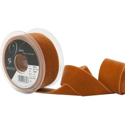 Berisfords Koppar Sammetband - Mini Rulle 5m Berisfords Koppar Sammetband - Mini Rulle 5m