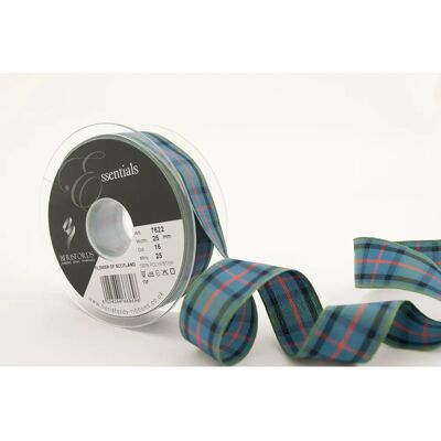 Berisfords Scottish Flower Tartan Ribbon 25mm - Ribbon Berisfords Scottish Flower Tartan Ribbon 25mm - Ribbon