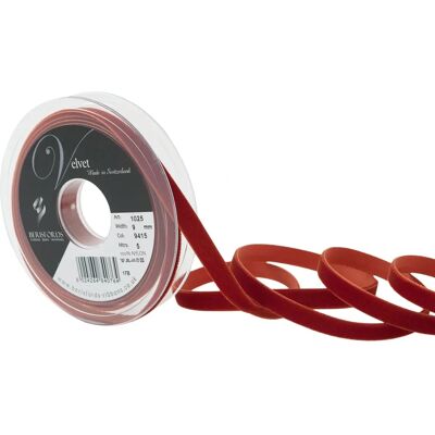 Beresfords Fluwelen Minirol - 5m Acajou - Fluwelen Knutselband Beresfords Fluwelen Minirol - 5m Acajou - Fluwelen Knutselband