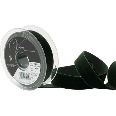 Ruban en Velours Olive de Berisfords - Mini Rouleau 5m - Accessoire de Bricolage Ruban en Velours Olive de Berisfords - Mini Rouleau 5m - Accessoire de Bricolage