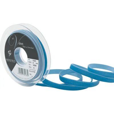 Nastro in Velluto Beresford Williamsberg Blu - Mini Rotolo 5m Nastro in Velluto Beresford Williamsberg Blu - Mini Rotolo 5m