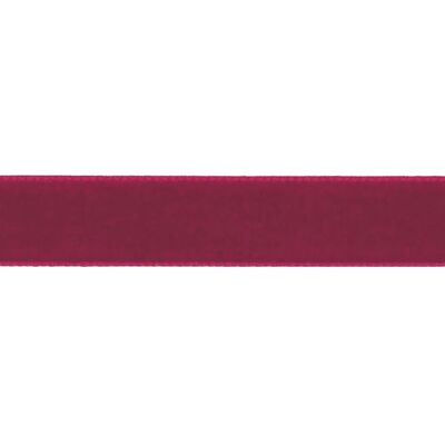 Ruban en Velours Berisfords Rouge Foncé - Mini Rouleau 5m Ruban en Velours Berisfords Rouge Foncé - Mini Rouleau 5m