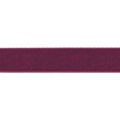 Ruban en Velours Berisfords Bordeaux - Mini Rouleau 5m Ruban en Velours Berisfords Bordeaux - Mini Rouleau 5m