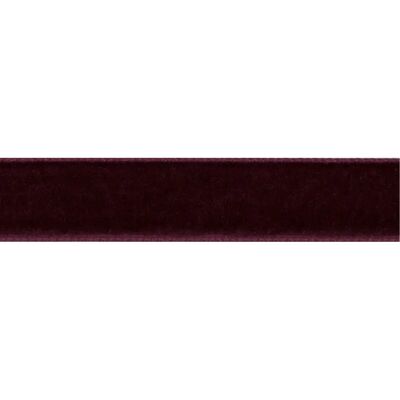 Berisfords Burgundy Velvet Ribbon - 5m Mini Roll - Gift Wrap Berisfords Burgundy Velvet Ribbon - 5m Mini Roll - Gift Wrap