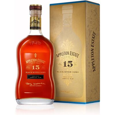 Appleton Estate 15 ans Black River Casks 0,7l 43% - Publicité Appleton Estate 15 ans Black River Casks 0,7l 43% - Publicité