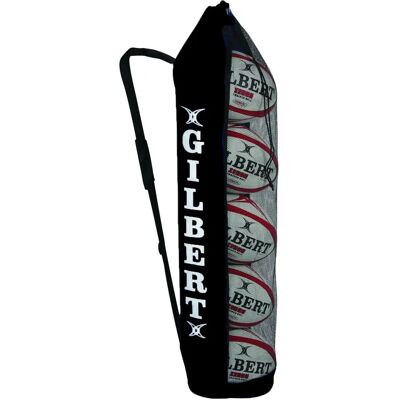 Gilbert Ball Tube - Hält 5 Netbälle, Mesh-Lüftung, Schultergurt Gilbert Ball Tube - Hält 5 Netbälle, Mesh-Lüftung, Schultergurt