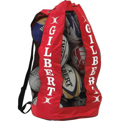 Gilbert 83020802 Rugby Ball - Breathable Mesh - Red Gilbert 83020802 Rugby Ball - Breathable Mesh - Red